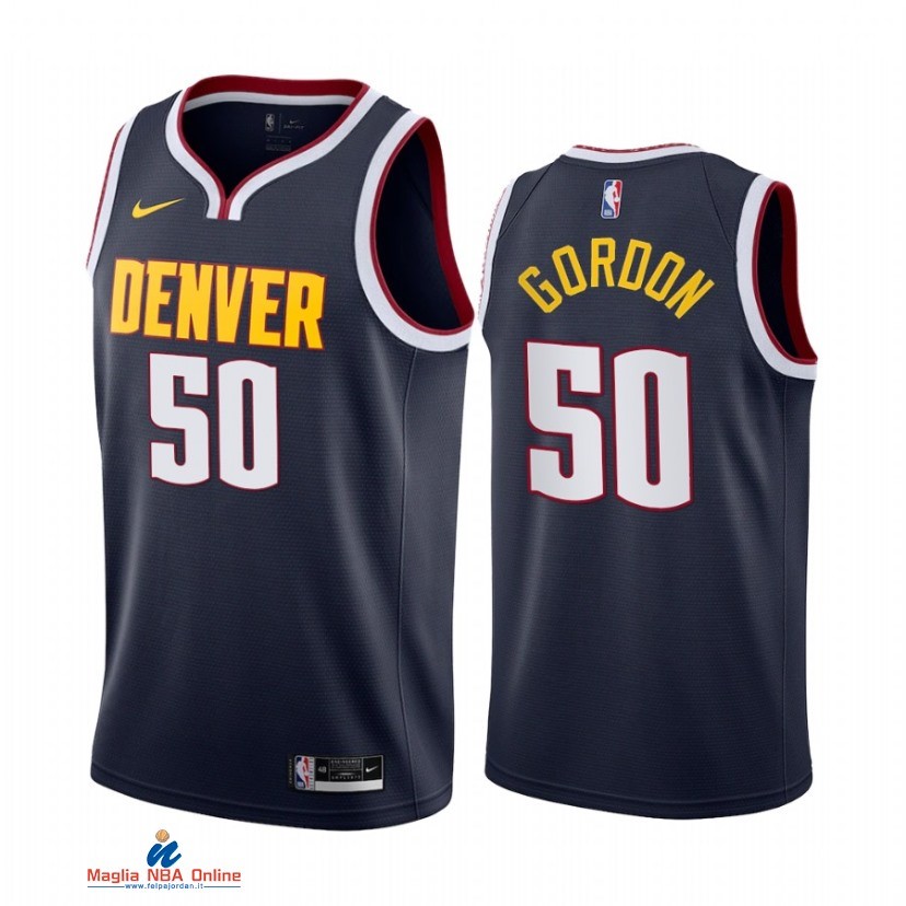 Maglia NBA Nike Denver Nuggets NO.5 Aaron Gordon Nike Marino Icon 2021