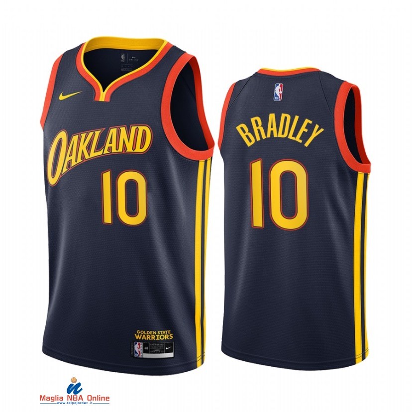 Maglia NBA Nike Golden State Warriors NO.10 Avery Bradley Nike Marino Città 2021