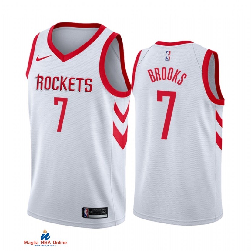 Maglia NBA Nike Houston Rockets NO.7 Armoni Brooks Nike Bianco Association 2021-22