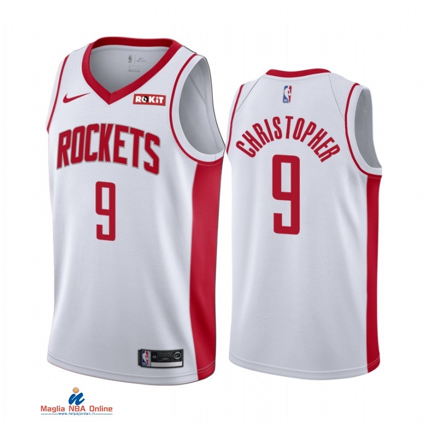 Maglia NBA Nike Houston Rockets NO.9 Josh Christopher Bianco Association 2021-22