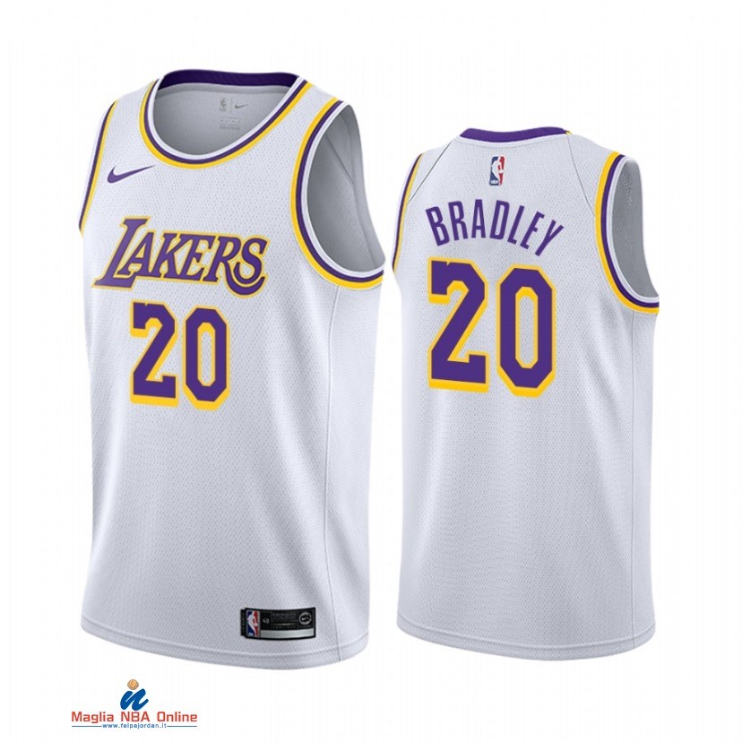 Maglia NBA Nike Los Angeles Lakers NO.20 Avery Bradley Bianco Association 2021-22