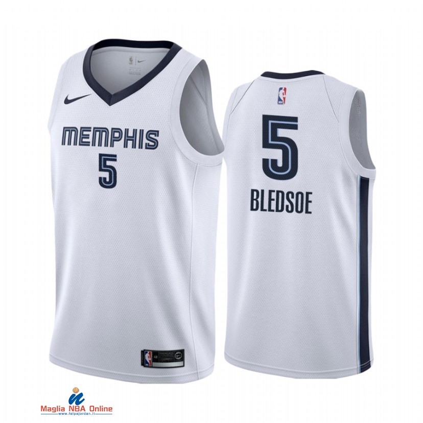 Maglia NBA Nike Memphis Grizzlies NO.5 Eric Bledsoe Nike Bianco Association 2021