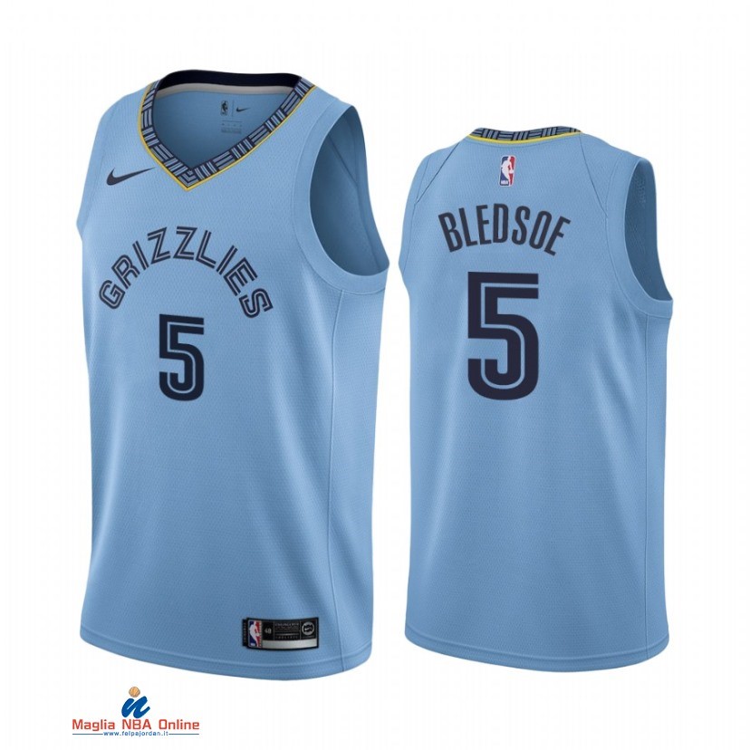 Maglia NBA Nike Memphis Grizzlies NO.5 Eric Bledsoe Nike Blu Statement 2021