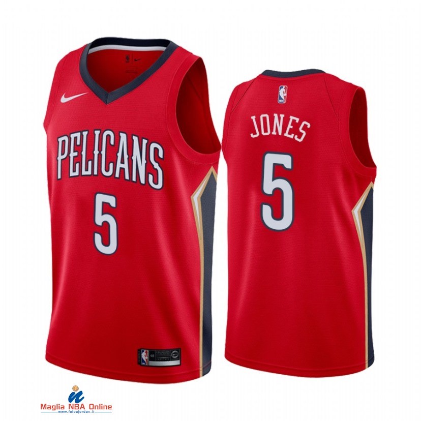 Maglia NBA Nike New Orleans Pelicans NO.5 Herbert Jones Nike Rosso Statement 2021