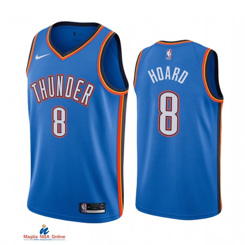 Maglia NBA Nike Oklahoma City Thunder NO.6 Jaylen Hoard Nike Blu Icon 2021