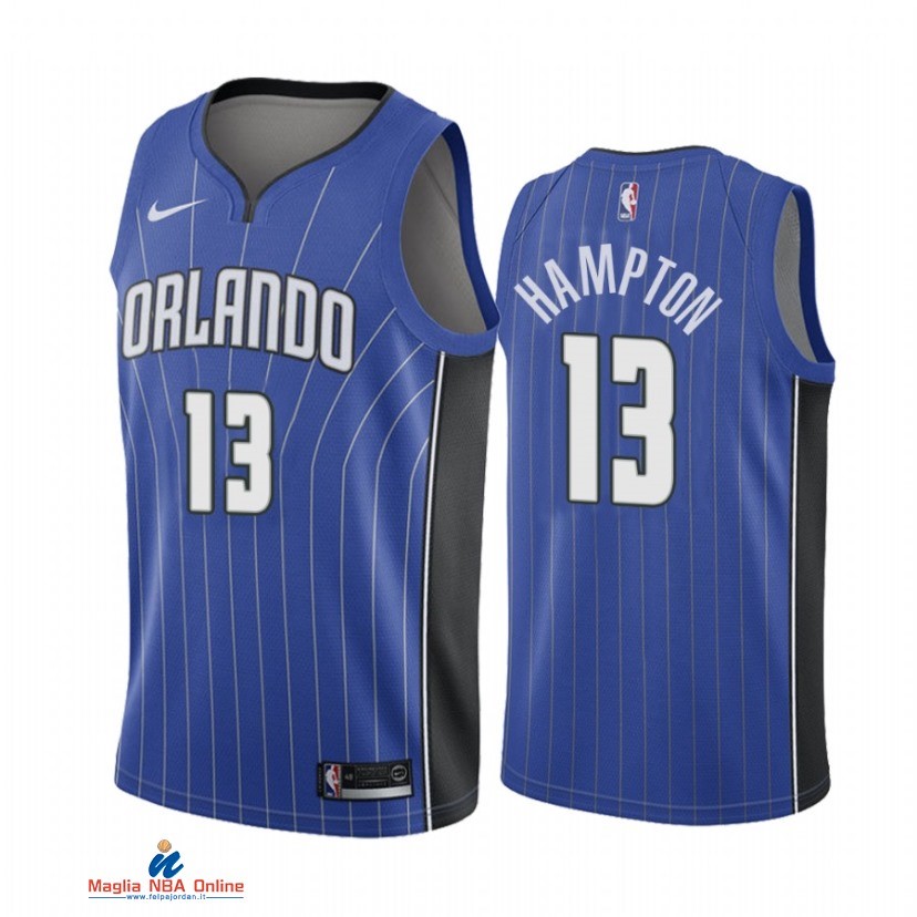 Maglia NBA Nike Orlando Magic NO.13 RJ Hampton Nike Blu Icon 2021-22