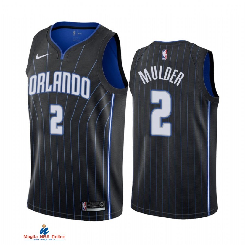 Maglia NBA Nike Orlando Magic NO.2 Mychal Mulder Nero Statement 2021