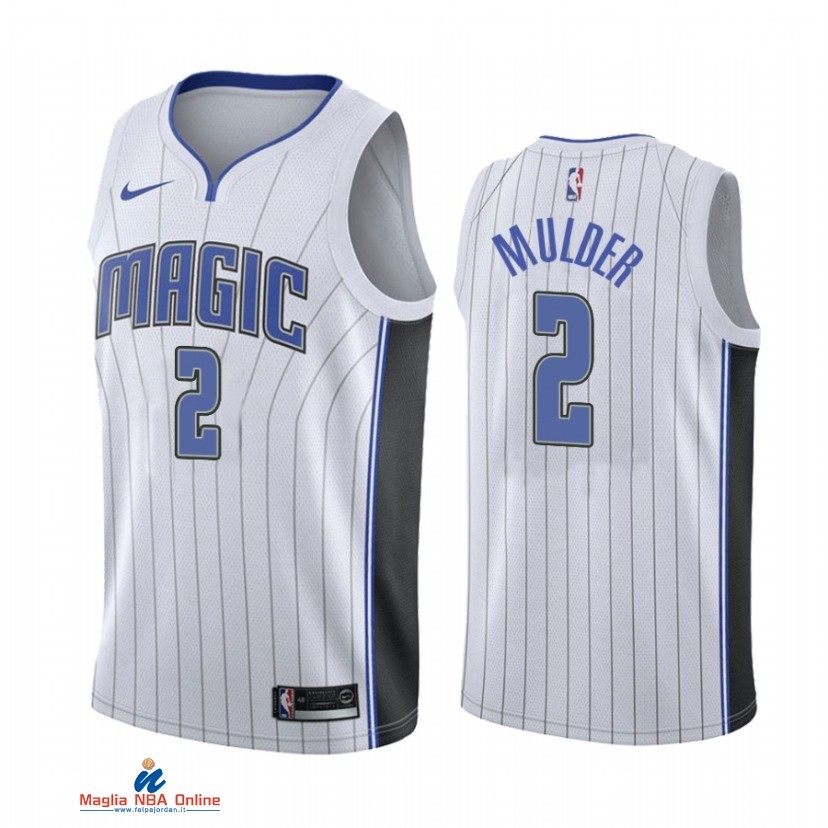 Maglia NBA Nike Orlando Magic NO.2 Mychal Mulder Nike Bianco Association 2021-22