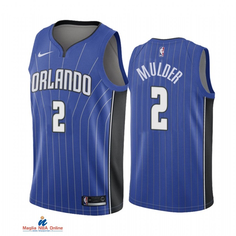 Maglia NBA Nike Orlando Magic NO.2 Mychal Mulder Nike Blu Icon 2021-22