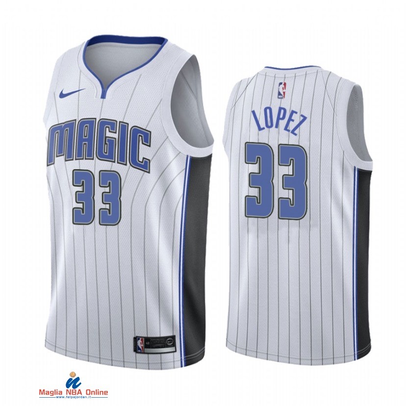 Maglia NBA Nike Orlando Magic NO.33 Robin Lopez Nike Bianco Association 2021-22