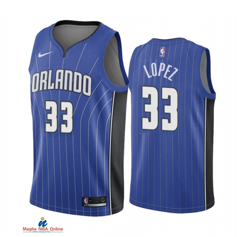 Maglia NBA Nike Orlando Magic NO.33 Robin Lopez Nike Blu Icon 2021-22