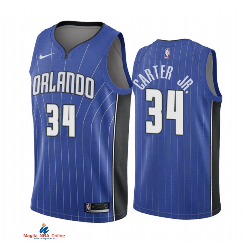 Maglia NBA Nike Orlando Magic NO.34 Wendell Carter Jr. Nike Blu Icon 2021-22