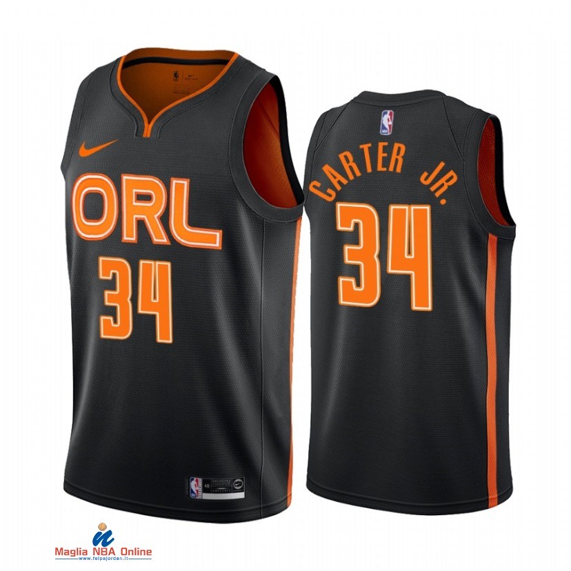 Maglia NBA Nike Orlando Magic NO.34 Wendell Carter Jr. Nike Nero Città 2021