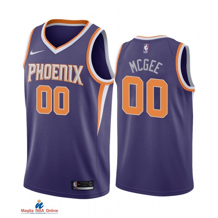 Maglia NBA Nike Phoenix Suns NO.00 JaVale McGee Nike Porpora Icon 2021-22