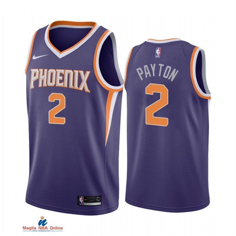 Maglia NBA Nike Phoenix Suns NO.2 Elfrid Payton Nike Porpora Icon 2021-22
