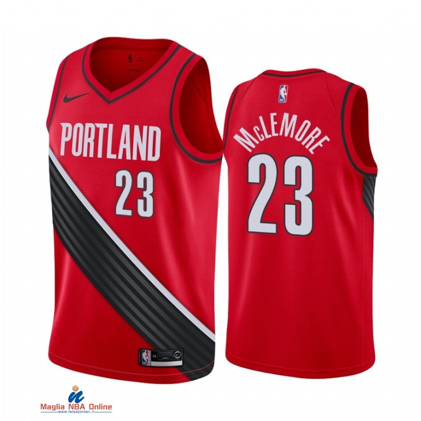 Maglia NBA Nike Portland Trail Blazers NO.23 Ben McLemore Nike Rosso Statement 2021
