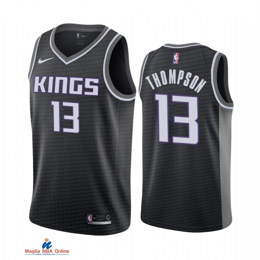 Maglia NBA Nike Sacramento Kings NO.13 Tristan Thompson Nike Nero Statement 2021-22