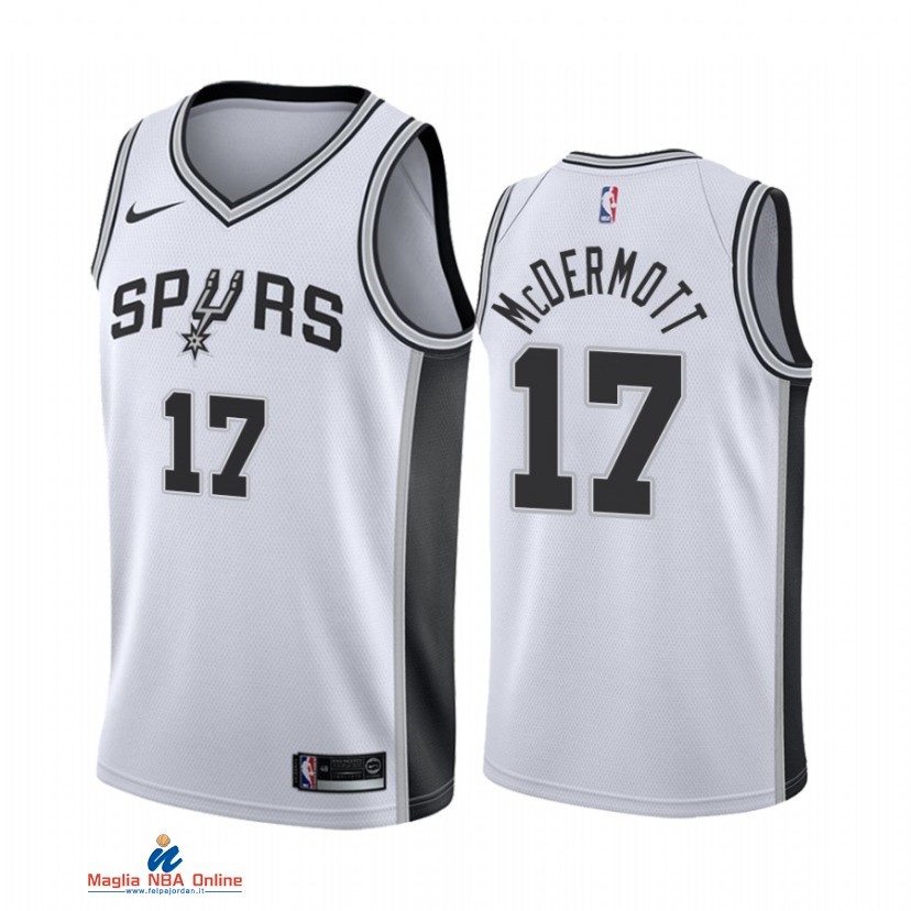 Maglia NBA Nike San Antonio Spurs NO.17 Doug McDermott Nike Bianco Association 2021