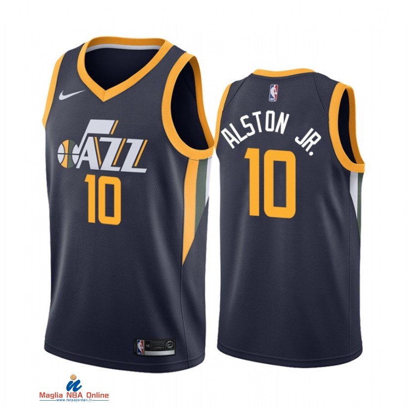 Maglia NBA Nike Utah Jazz NO.10 Derrick Alston Jr. Nike Marino Icon 2021-22