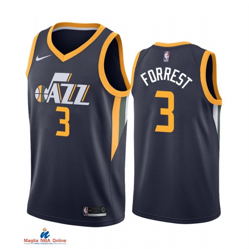 Maglia NBA Nike Utah Jazz NO.3 Trent Forrest Nike Marino Icon 2021-22