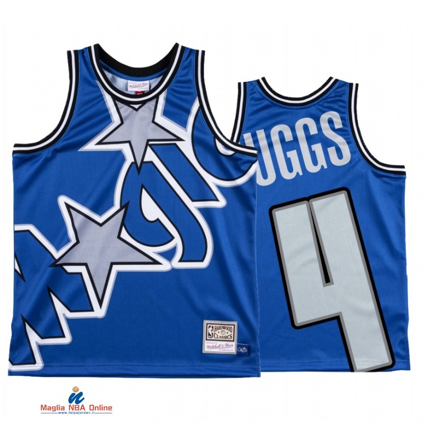 Maglia NBA Orlando Magic NO.4 Jalen Suggs Big Face 2.0 Nero Hardwood Classics 2021