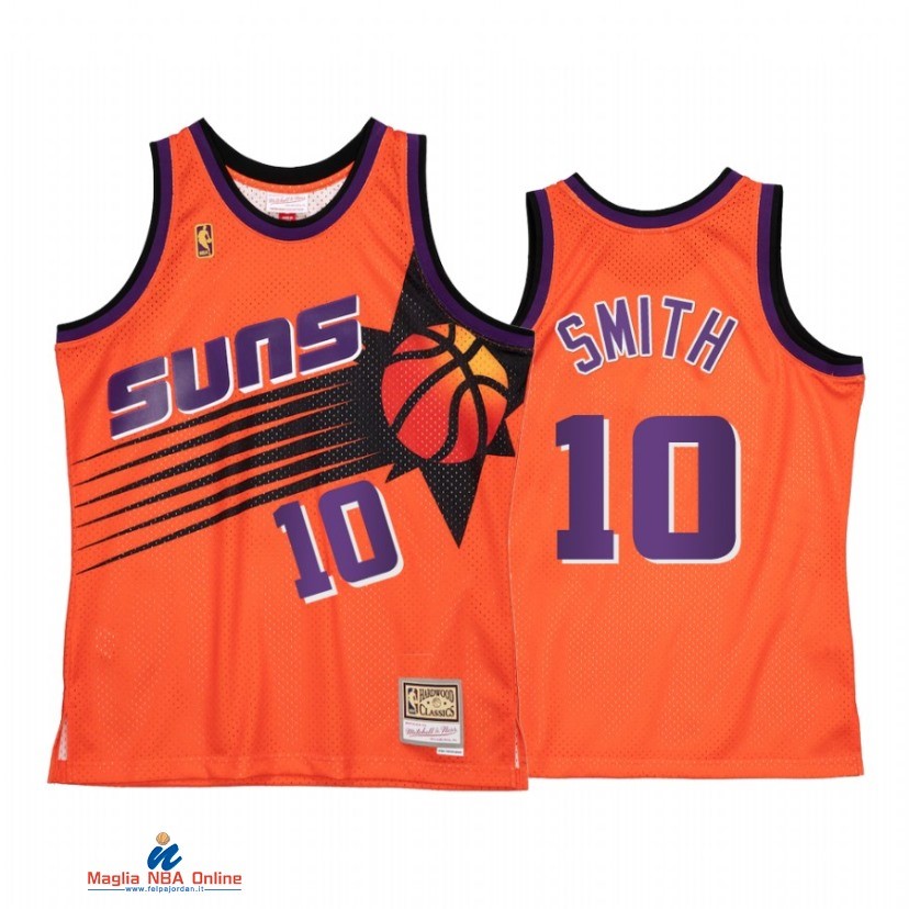 Maglia NBA Phoenix Suns NO.10 Jalen Smith Reload 2.0 Arancia Hardwood Classics
