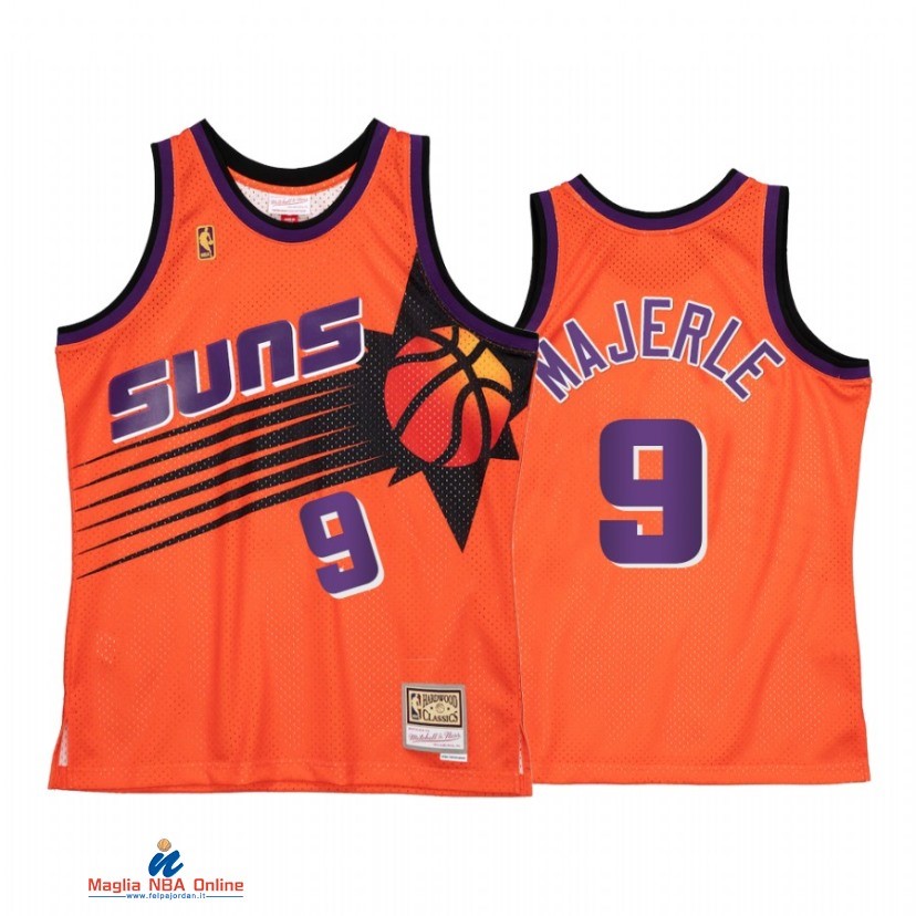 Maglia NBA Phoenix Suns NO.9 Dan Majerle Reload 2.0 Arancia Hardwood Classics