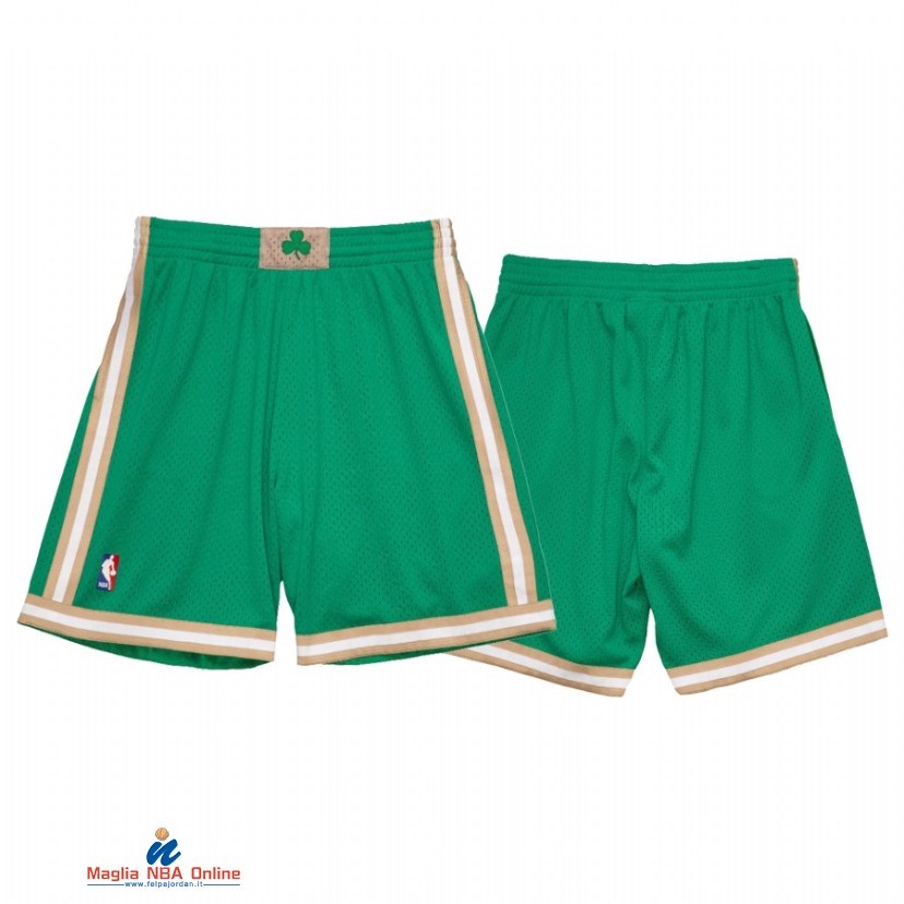 Pantaloni Basket Boston Celtics Marrone Verde 2021
