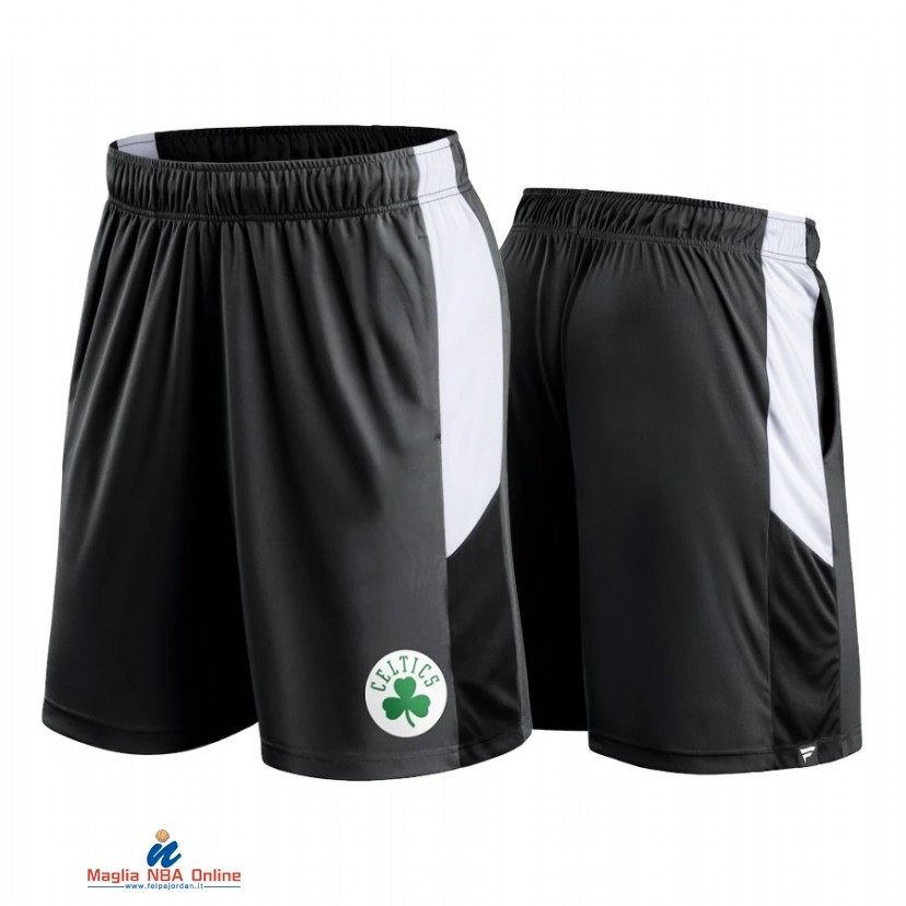 Pantaloni Basket Boston Celtics Nero 2021