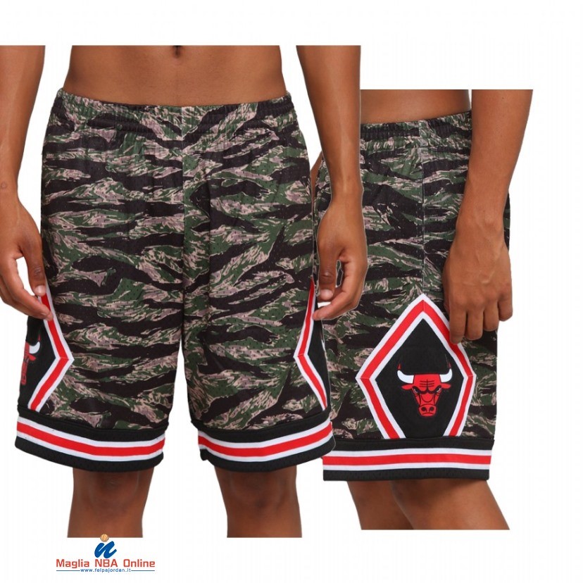 Pantaloni Basket Chicago Bulls Camouflage 2021