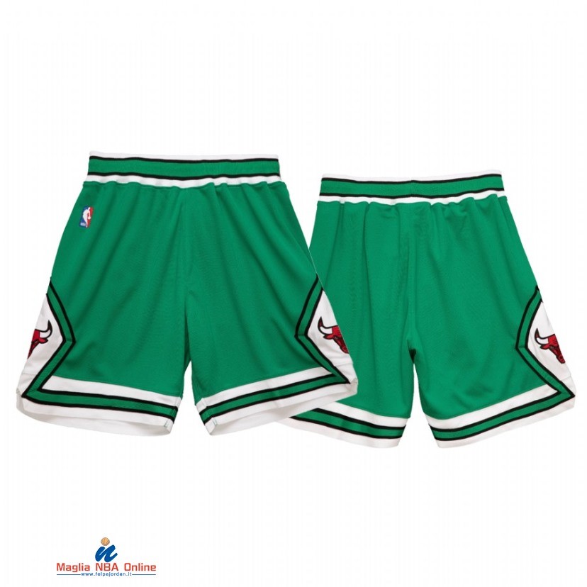 Pantaloni Basket Chicago Bulls Verde Rosso 2021