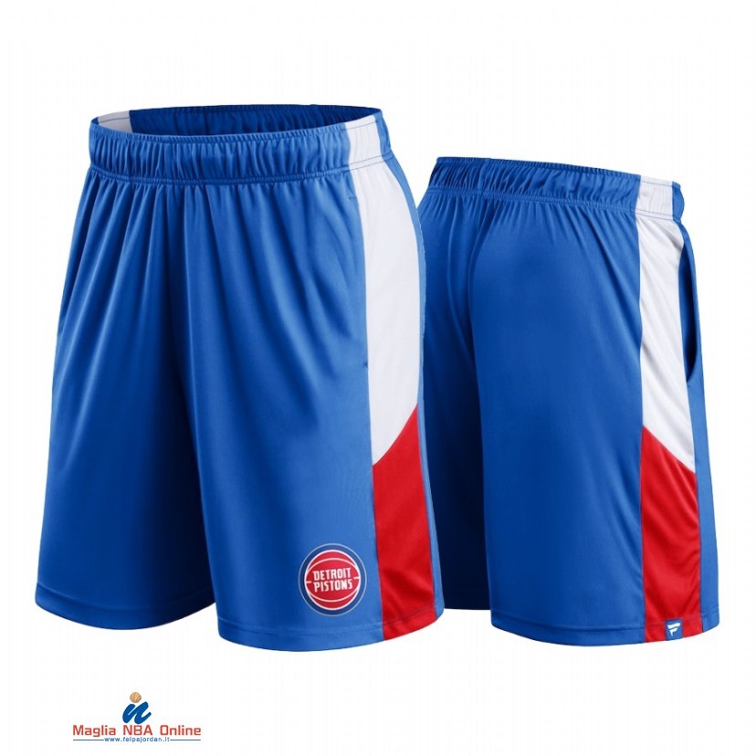 Pantaloni Basket Detroit Pistons Blu 2021