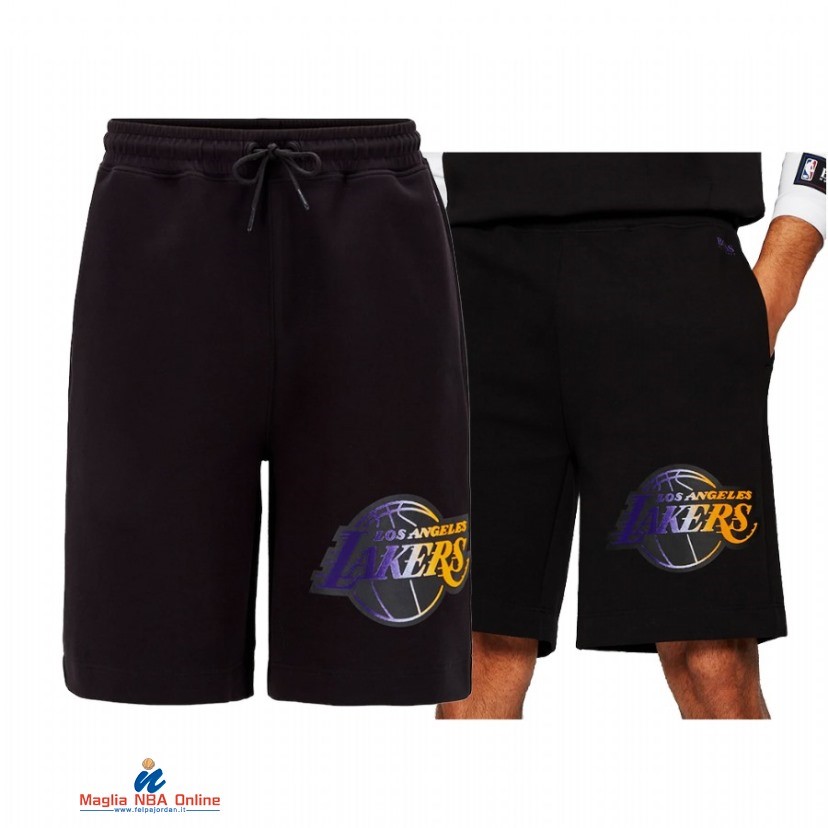 Pantaloni Basket Los Angeles Lakers Nero 2021