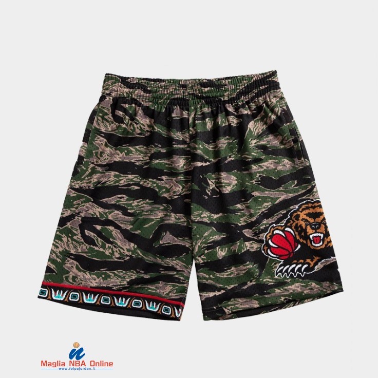 Pantaloni Basket Memphis Grizzlies Camouflage Hardwood Classics 2021