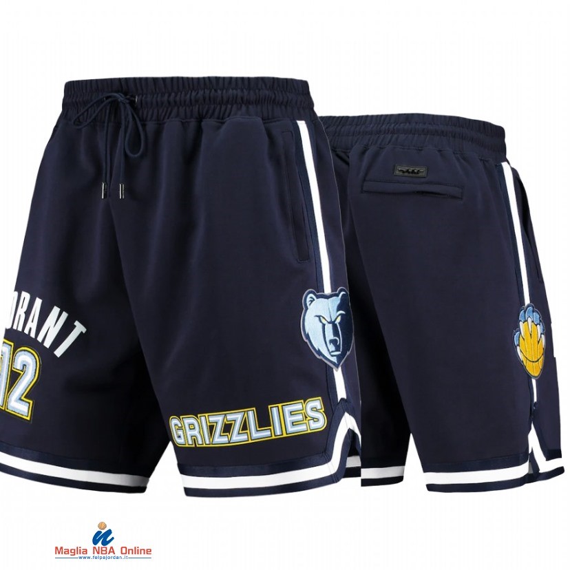 Pantaloni Basket Memphis Grizzlies NO.12 Ja Morant Marino 2021