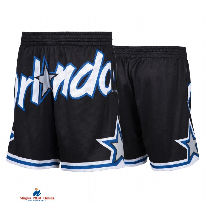 Pantaloni Basket Orlando Magic Nero Bianco Hardwood Classics 2021