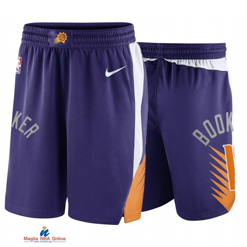 Pantaloni Basket Phoenix Suns NO.1 Devin Booker Marino