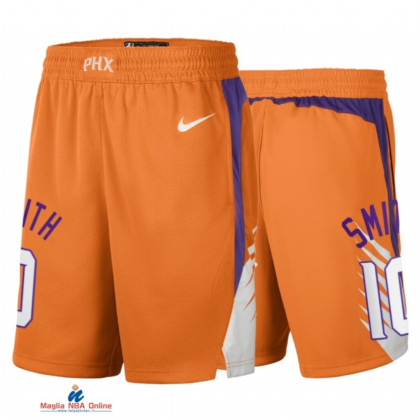 Pantaloni Basket Phoenix Suns NO.10 Jalen Smith Arancia