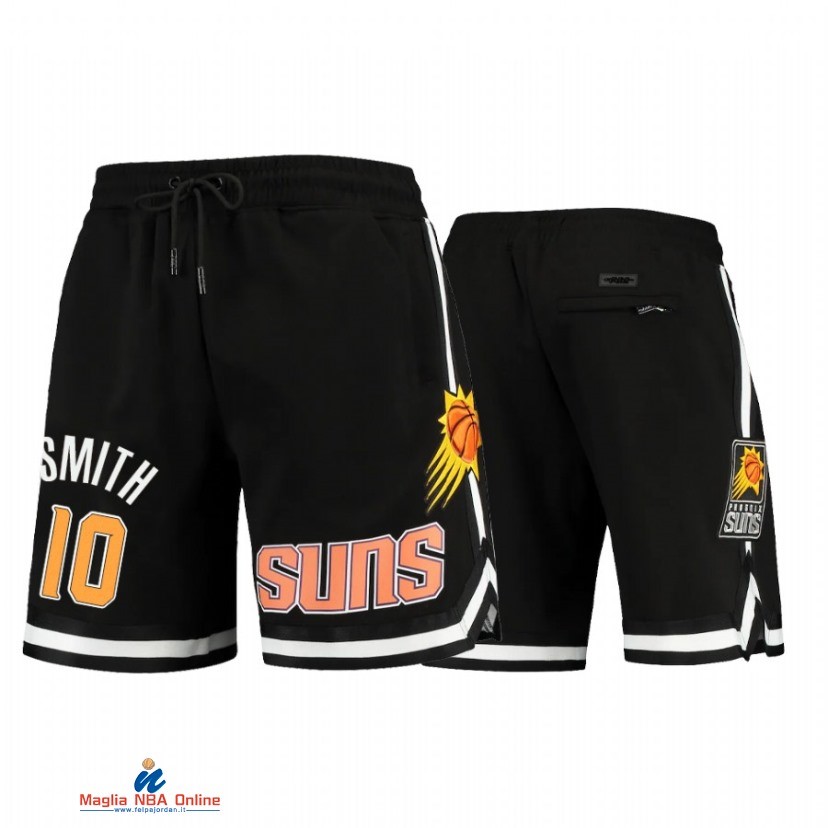 Pantaloni Basket Phoenix Suns NO.10 Jalen Smith Nero
