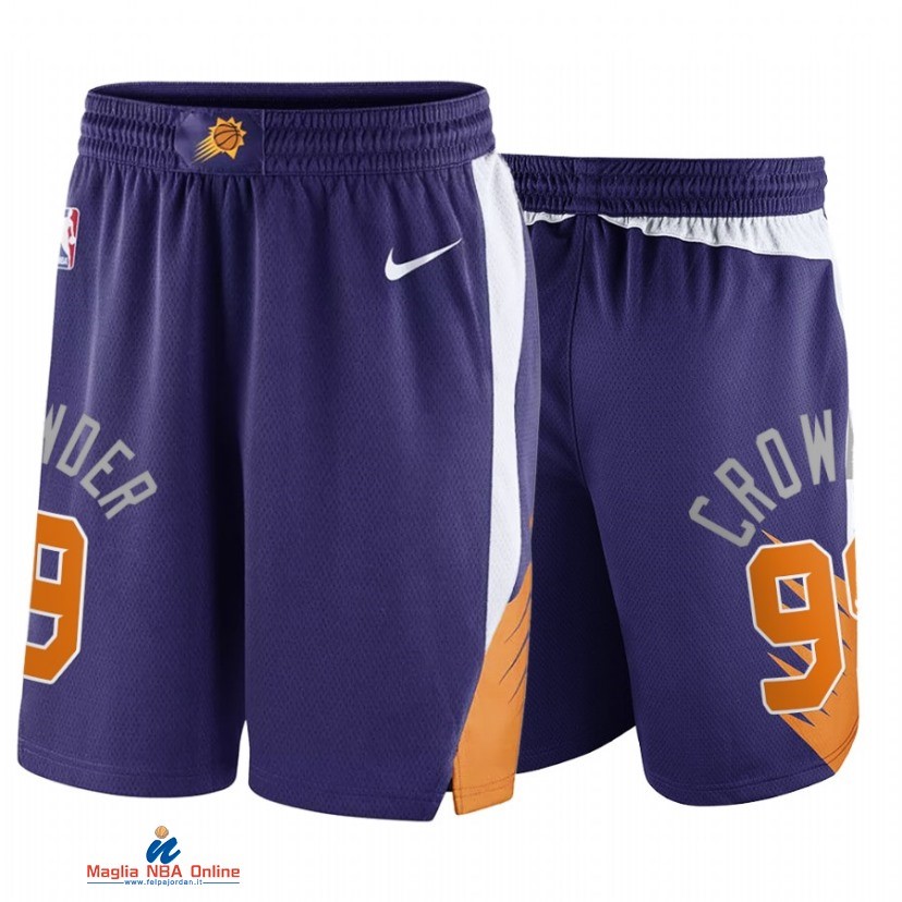 Pantaloni Basket Phoenix Suns NO.99 Jae Crowder Marino