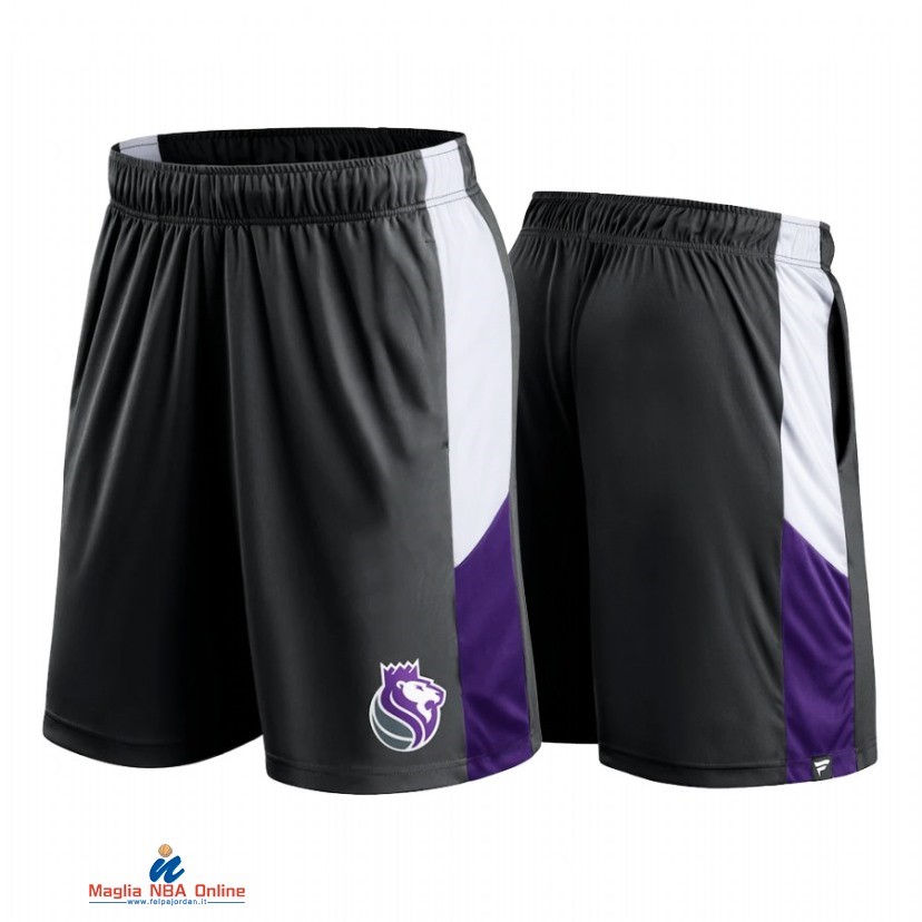 Pantaloni Basket Sacramento Kings Nero 2021