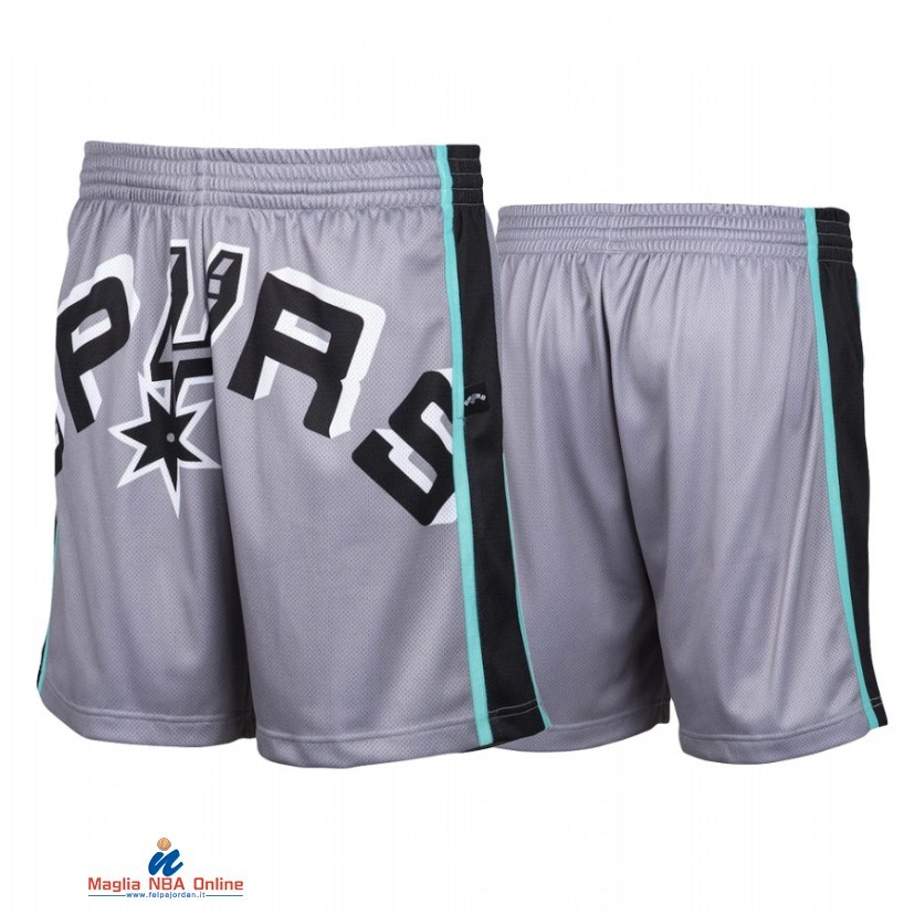 Pantaloni Basket San Antonio Spurs Grigio Hardwood Classics 2021