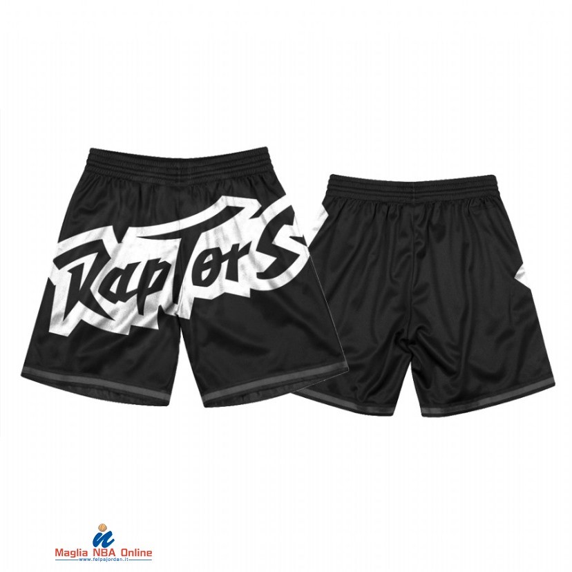 Pantaloni Basket Toronto Raptors Nero Bianco 2021