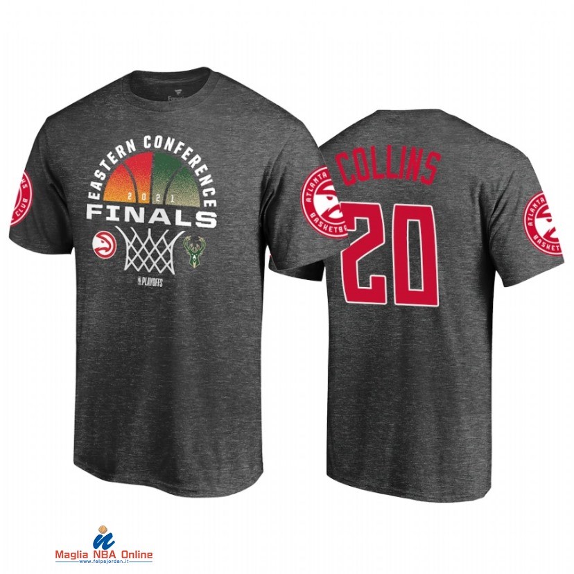 T-Shirt Atlanta Hawks NO.20 John Collins Carbone 2021