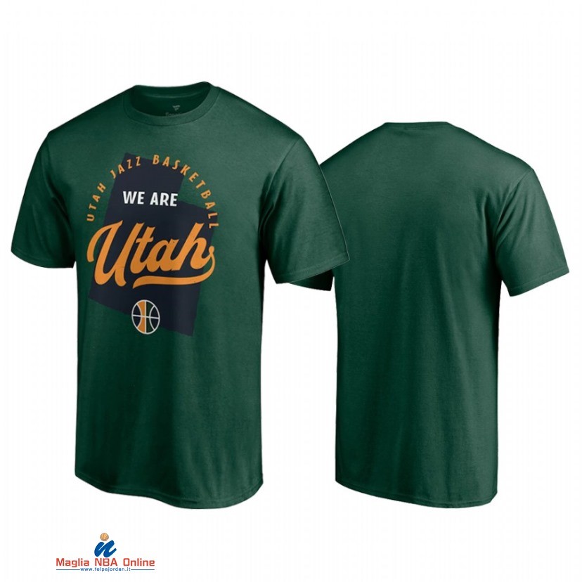 T-Shirt Utah Jazz Hometown Collection Verde 2021