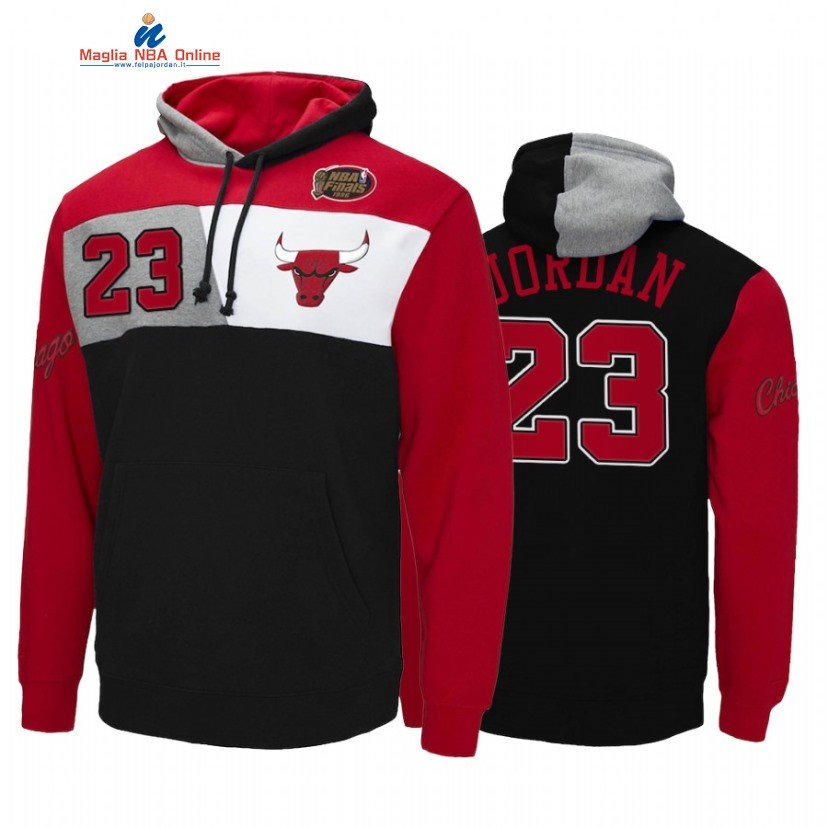 Felpe Con Cappuccio NBA Chicago Bulls #23 Michael Jordan Nero 1996 Acquista