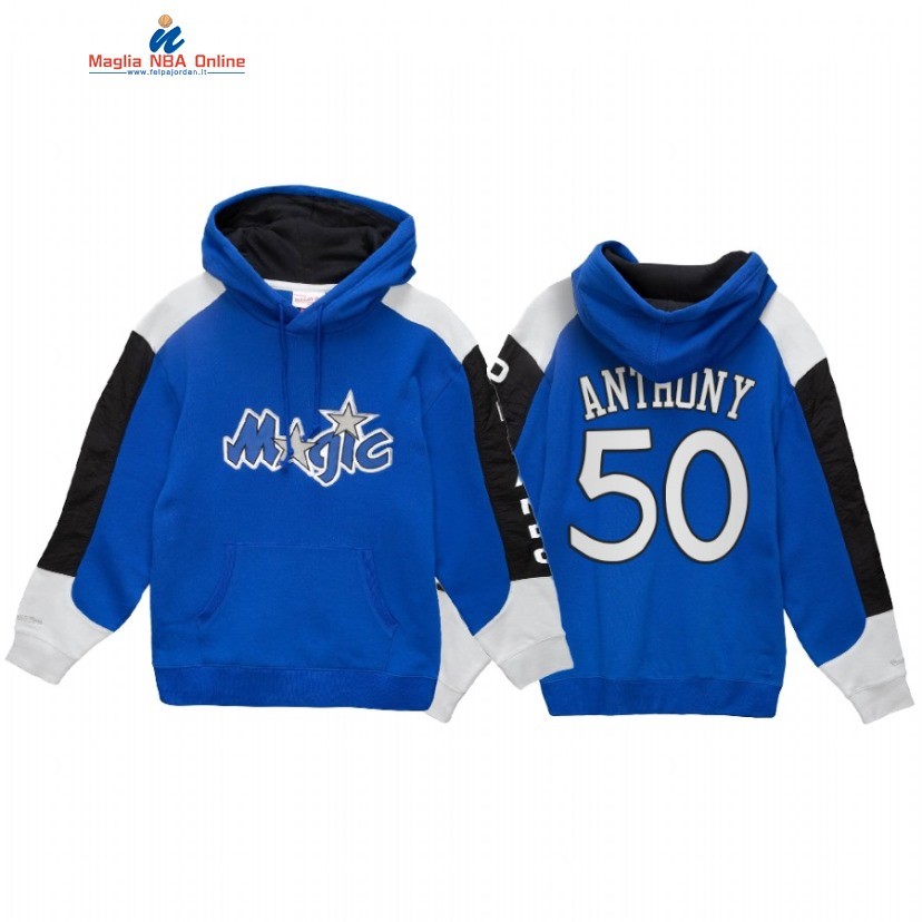 Felpe Con Cappuccio NBA Orlando Magic #50 Cole Anthony Blu Hardwood Classic 2022 Acquista