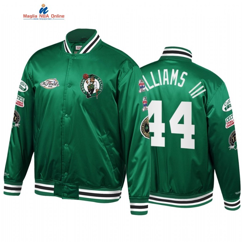 Giacca NBA Boston Celtics #44 Robert Williams III Verde Throwback 2022 Acquista