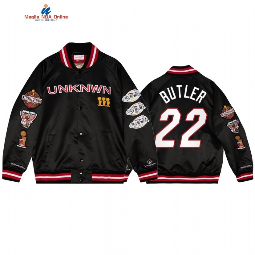 Giacca NBA Miami Heat #22 Jimmy Butler Nero 2022 Acquista