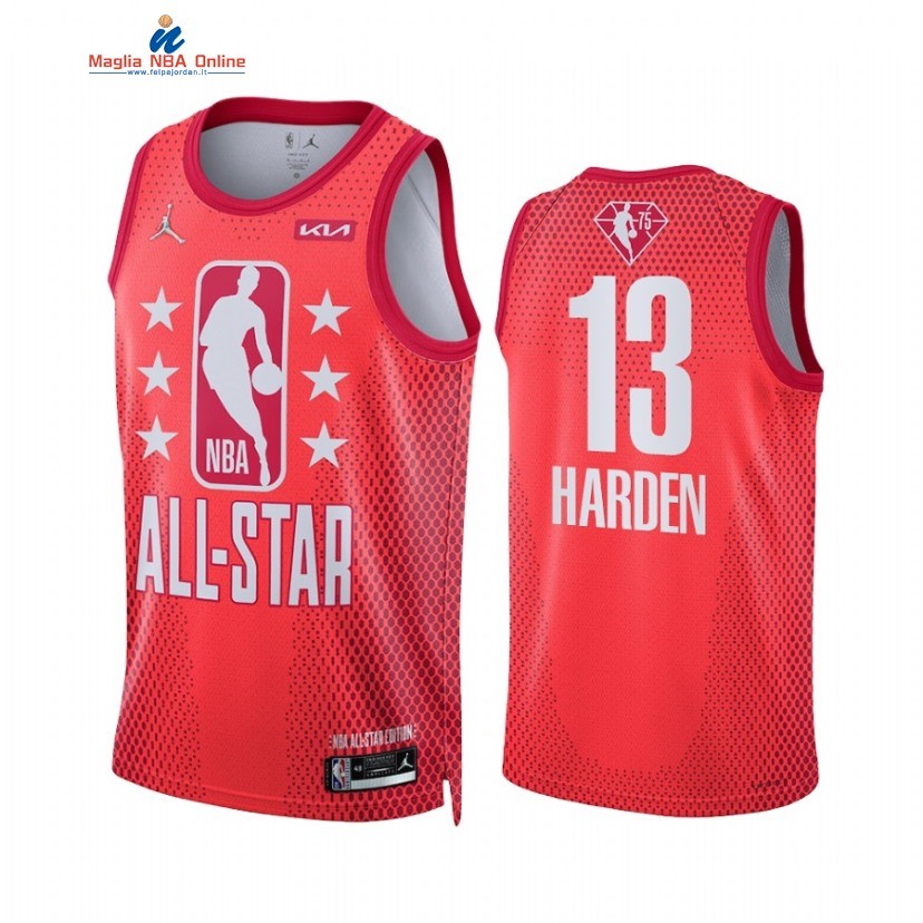 Maglia NBA 2022 All Star #13 James Harden Rosso Acquista